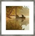 Early Morning Paddle Framed Print