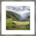 Early Spring In The Mountains Framed Print