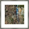 Early  Spring Waterfall Framed Print