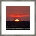 Ease Into Night... Framed Print