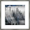 East Shore Inversion, Lake Tahoe Framed Print