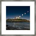 Eclipsing The Nubble Framed Print