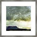 Edge Of A Storm Framed Print