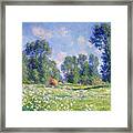 Effect Of Spring At Giverny Framed Print