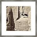 Egypt, Abu Simbel, 1857. Framed Print