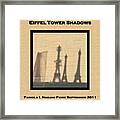 Eiffel Tower Shadows #1 Framed Print