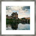 Eilean Donan Castle On A Cloudy Day Framed Print