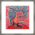 Einstein-in The Moment Framed Print