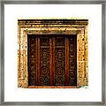 Elaborate Puerta Framed Print