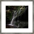 Elakala Falls Are A Series Of Four Waterfalls Framed Print