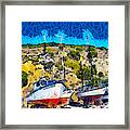 Eleanor Maria In Dry Dock Abstract Framed Print