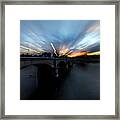 Electricity In The Air Framed Print