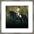 Elegant Horse Rider Framed Print