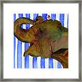 Elephant Joy Framed Print