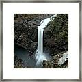 Elk Falls Provincial Park Waterfall Framed Print