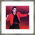 Elvis Presley 4 Painting Framed Print