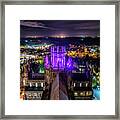 Ely Cathedral In Purple Framed Print