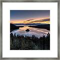 Emerald Bay Sunrise Framed Print
