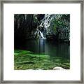 Emerald Pool Framed Print