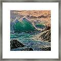 Emerald Sea Framed Print
