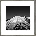 Emmons And Winthrope Glaciers On Mount Rainier Framed Print