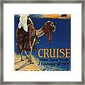 Empress Of Scotland - Canadian Pacific - Mediterranean Cruise - Retro Travel Poster - Vintage Poster Framed Print