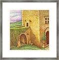 Enchanting Fairytale Chateau Landscape Framed Print