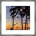 End Of The Beautiful Day. Hawaii Framed Print