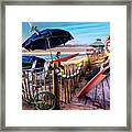 End Of The Day By The Sea Framed Print