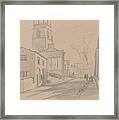 English Country Town Framed Print