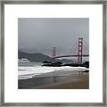 Entering The Golden Gate Framed Print