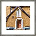 Entre To Enkopingsnas Church May Framed Print