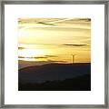 Environmental Sunset Framed Print