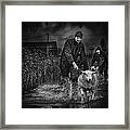 Escape From The Flood Framed Print
