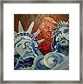 Escape On Tears Of Love And Liberty Framed Print