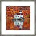 Esopus Lighthouse In Late Fall #3 Framed Print