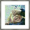 Esther, What Is So Funny? Framed Print