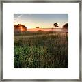 Ethereal Sunrise Square Framed Print