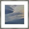 Etna Clouds Framed Print