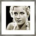 Eva Braun Circa 1935 Framed Print