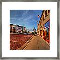 Evansville Wi Main St Framed Print