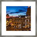 Evening At Pabst Framed Print