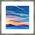 Evening At The Dunes Framed Print