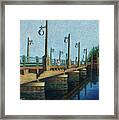 Evening, Bayville Bridge Framed Print