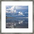 Evening Beach Walk 2 Delray Beach Florida Framed Print