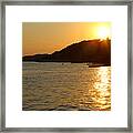 Evening Glow Framed Print