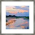 Evening In The Marsh Framed Print