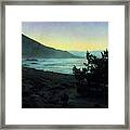 Evening On The California Coast Framed Print