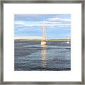Evening Sail In Frenchman's Bay Framed Print