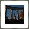 Evening Sentry Framed Print